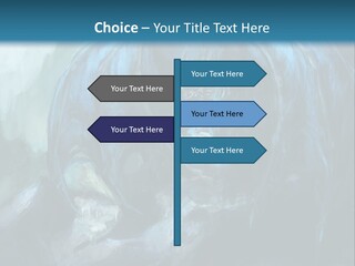 Skull Flier Mythology PowerPoint Template