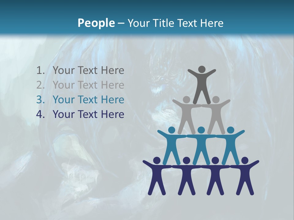 Skull Flier Mythology PowerPoint Template