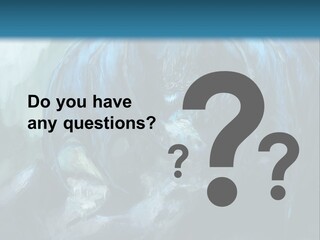 Skull Flier Mythology PowerPoint Template