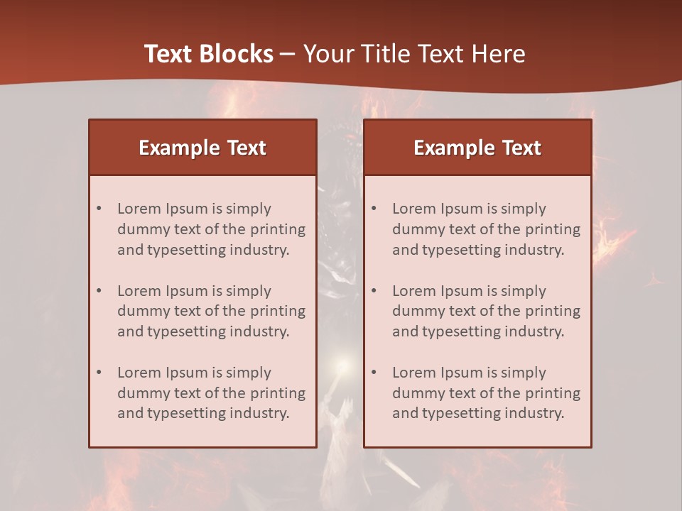 Apocalyptic Angry Diabolic PowerPoint Template