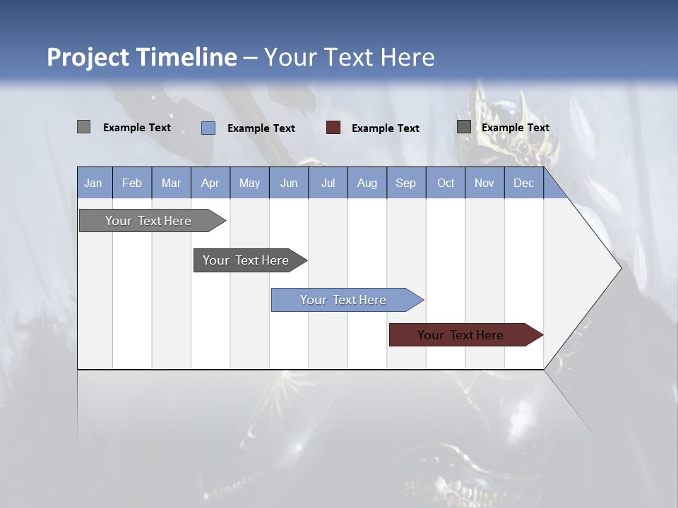 Flag Spear Helmet PowerPoint Template