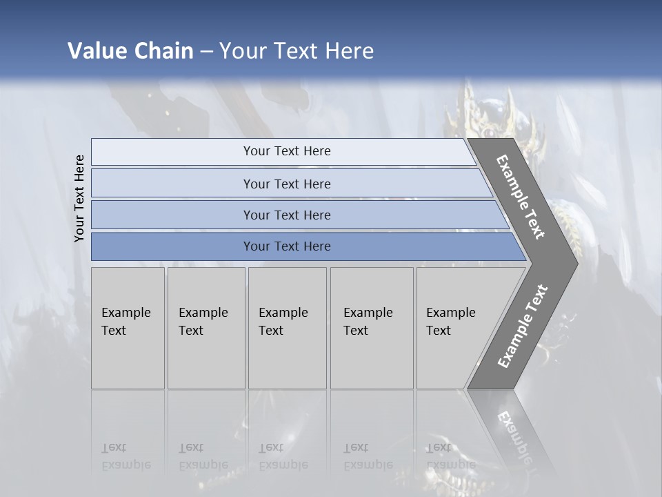 Flag Spear Helmet PowerPoint Template