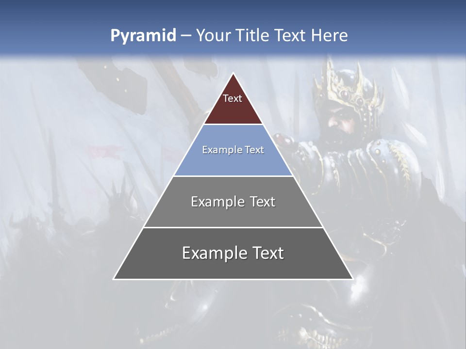 Flag Spear Helmet PowerPoint Template