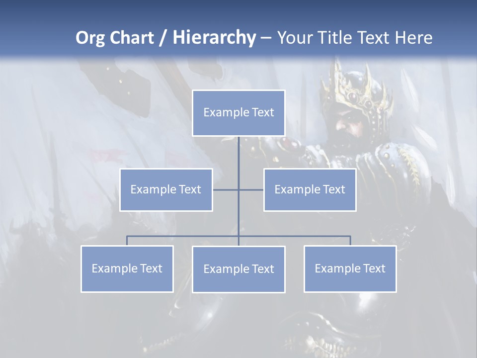 Flag Spear Helmet PowerPoint Template