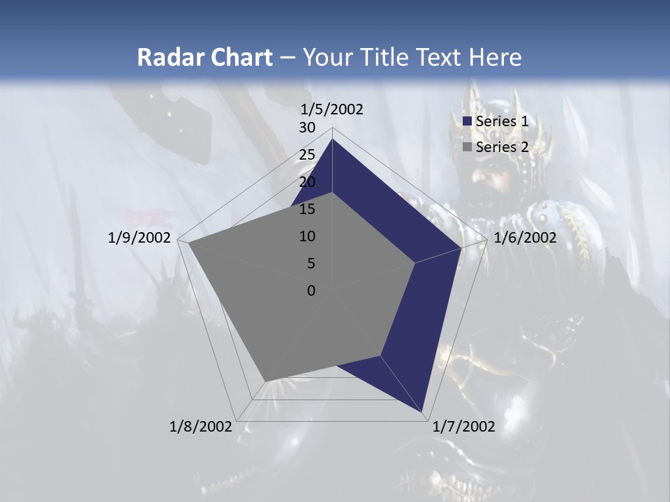 Flag Spear Helmet PowerPoint Template
