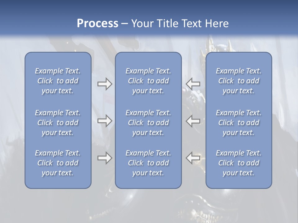 Flag Spear Helmet PowerPoint Template