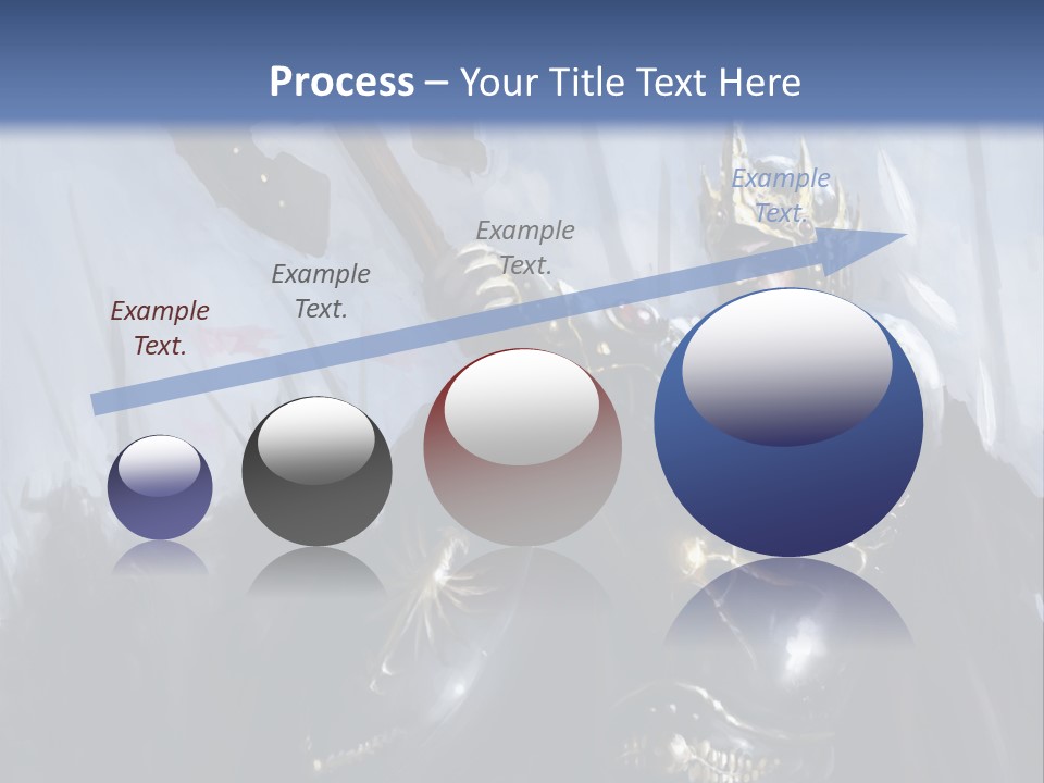 Flag Spear Helmet PowerPoint Template