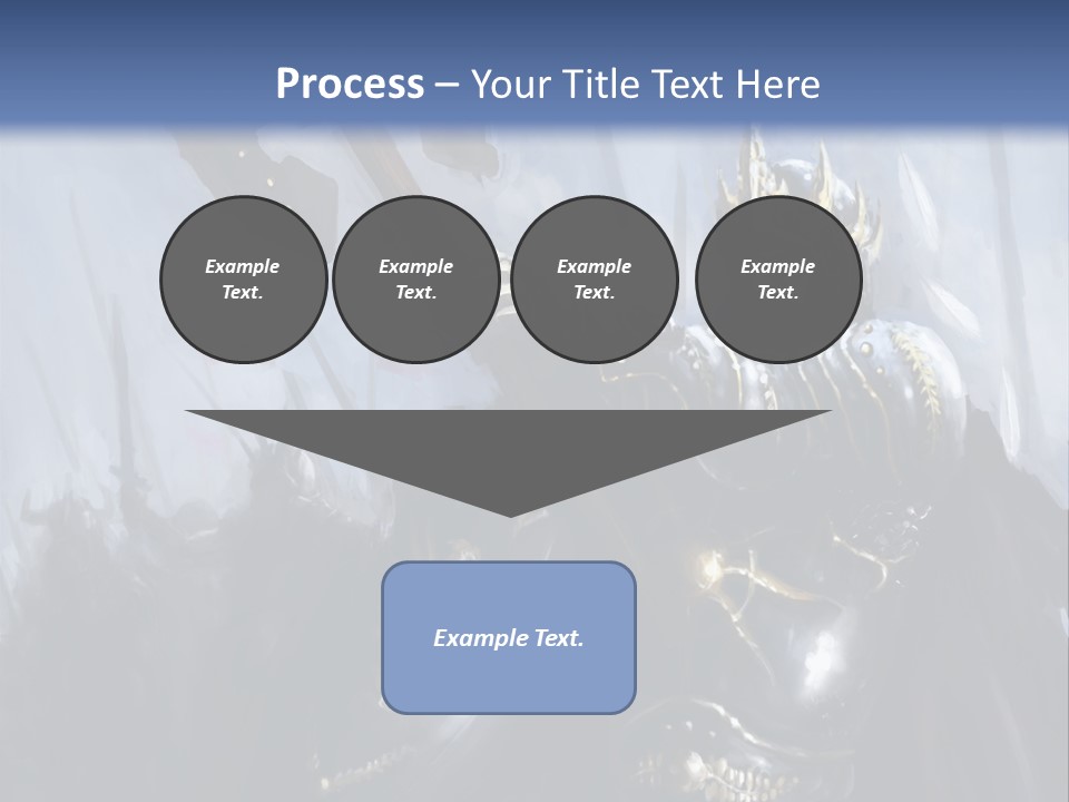 Flag Spear Helmet PowerPoint Template