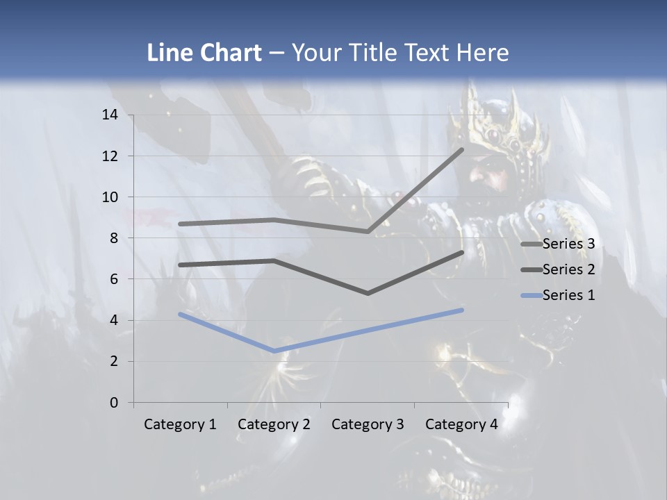 Flag Spear Helmet PowerPoint Template