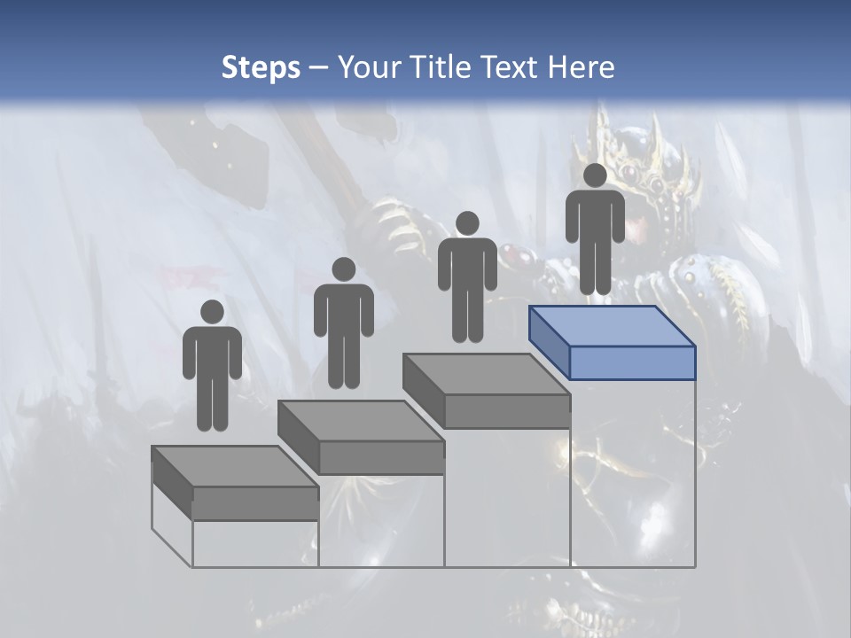 Flag Spear Helmet PowerPoint Template