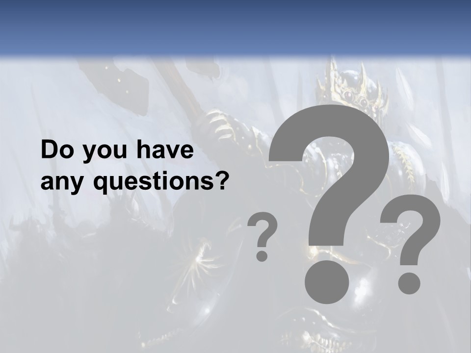 Flag Spear Helmet PowerPoint Template