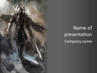 School Illustration Armour PowerPoint Template