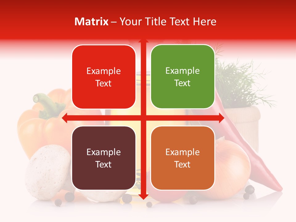Chili Olive Mushroom PowerPoint Template