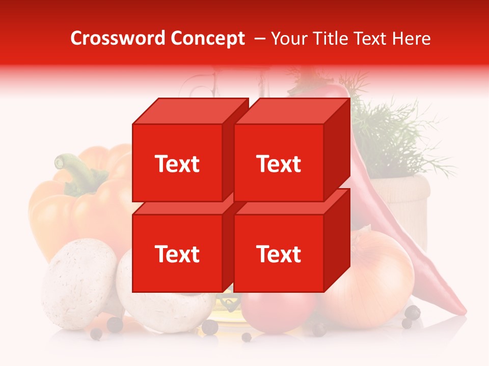 Chili Olive Mushroom PowerPoint Template