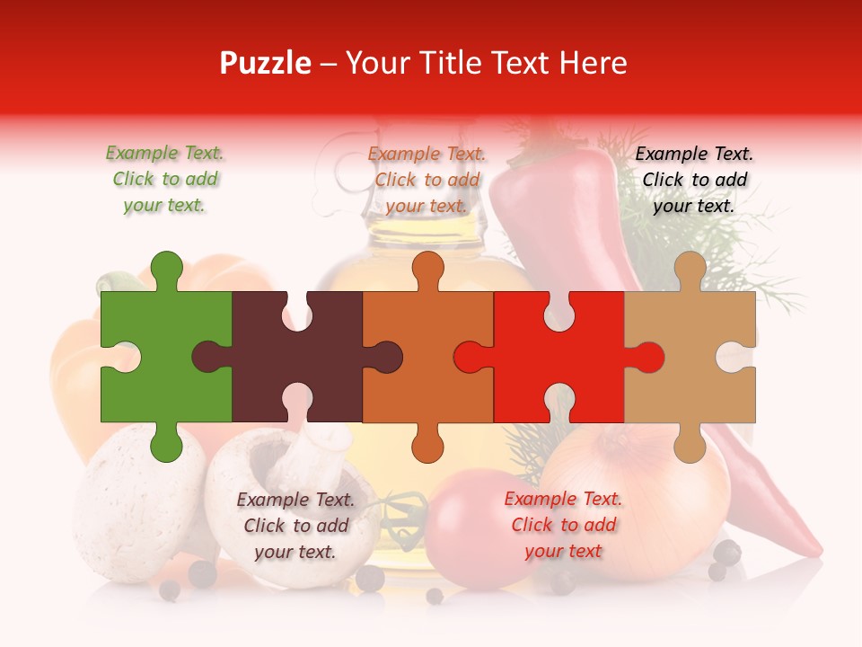 Chili Olive Mushroom PowerPoint Template