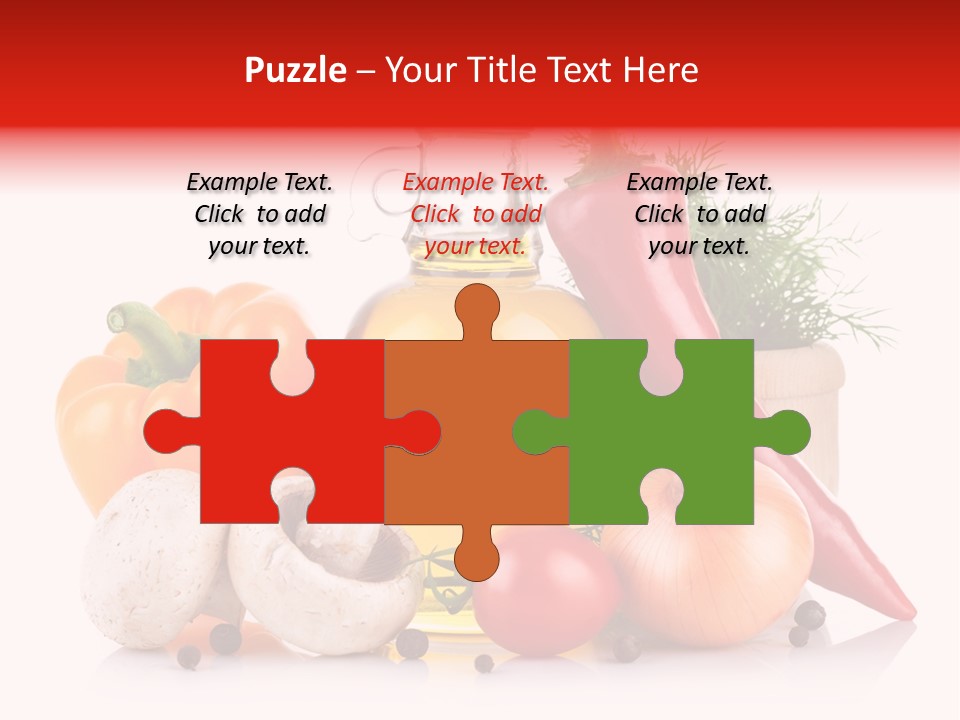 Chili Olive Mushroom PowerPoint Template