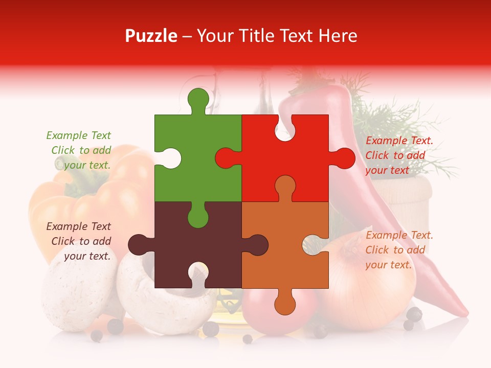 Chili Olive Mushroom PowerPoint Template