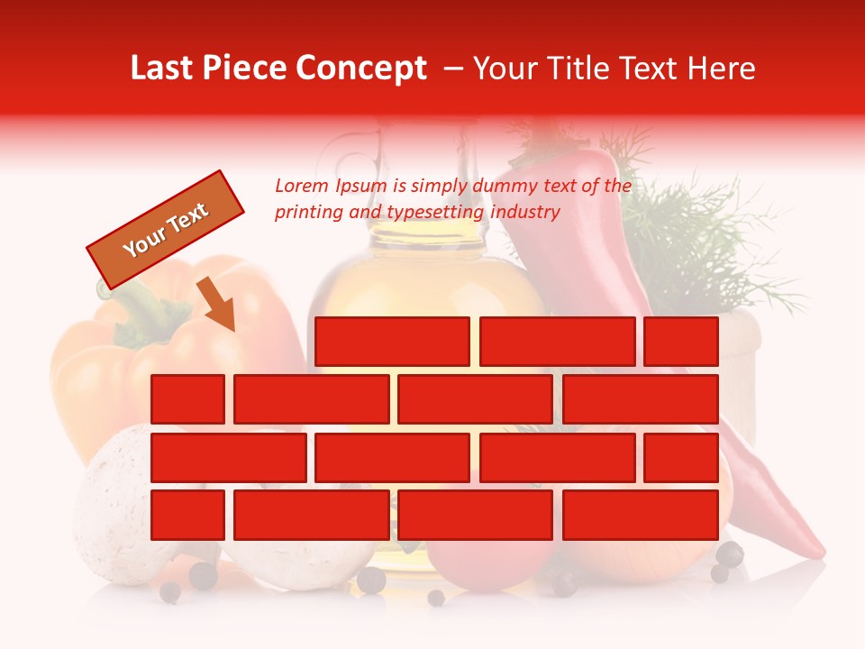 Chili Olive Mushroom PowerPoint Template