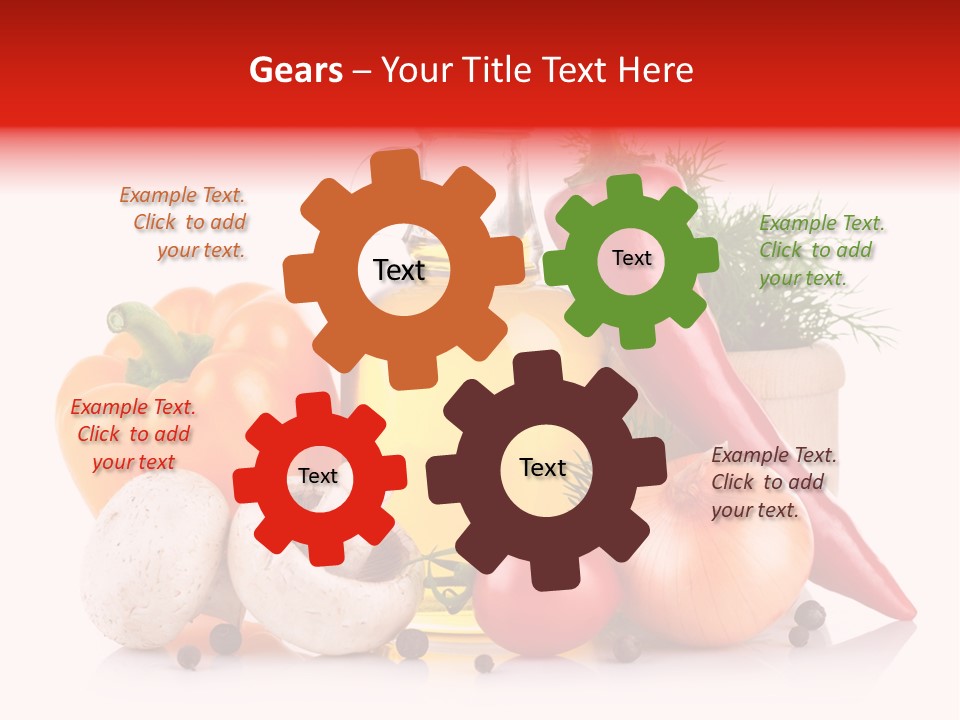 Chili Olive Mushroom PowerPoint Template