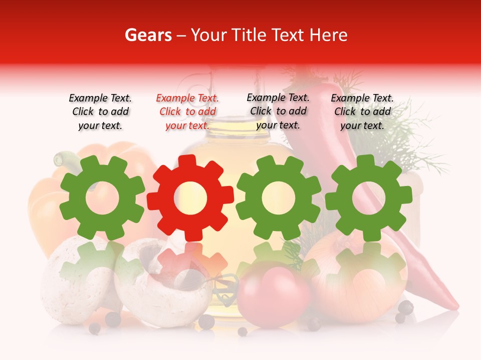 Chili Olive Mushroom PowerPoint Template