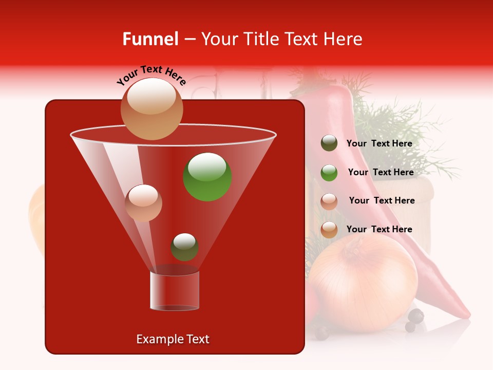 Chili Olive Mushroom PowerPoint Template