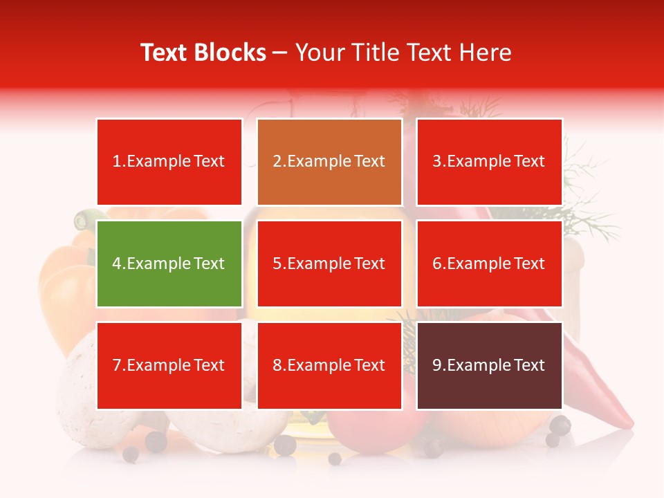 Chili Olive Mushroom PowerPoint Template