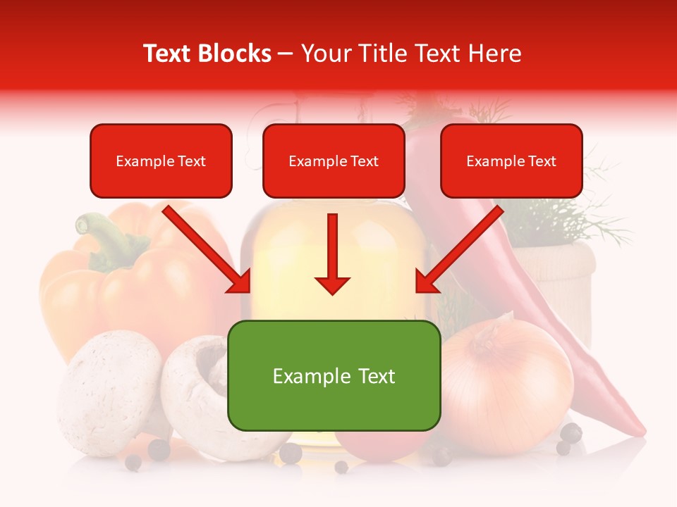 Chili Olive Mushroom PowerPoint Template