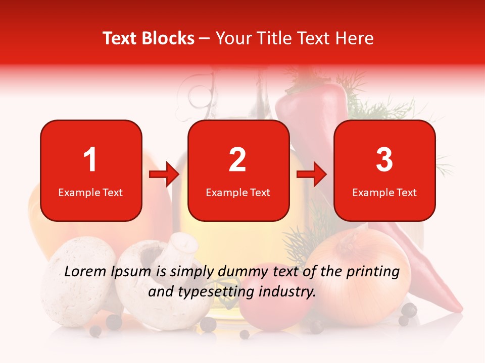 Chili Olive Mushroom PowerPoint Template