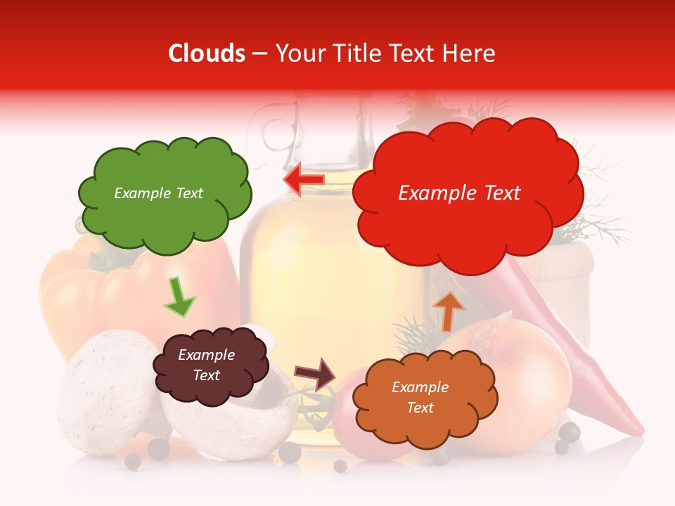 Chili Olive Mushroom PowerPoint Template