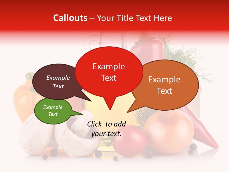 Chili Olive Mushroom PowerPoint Template