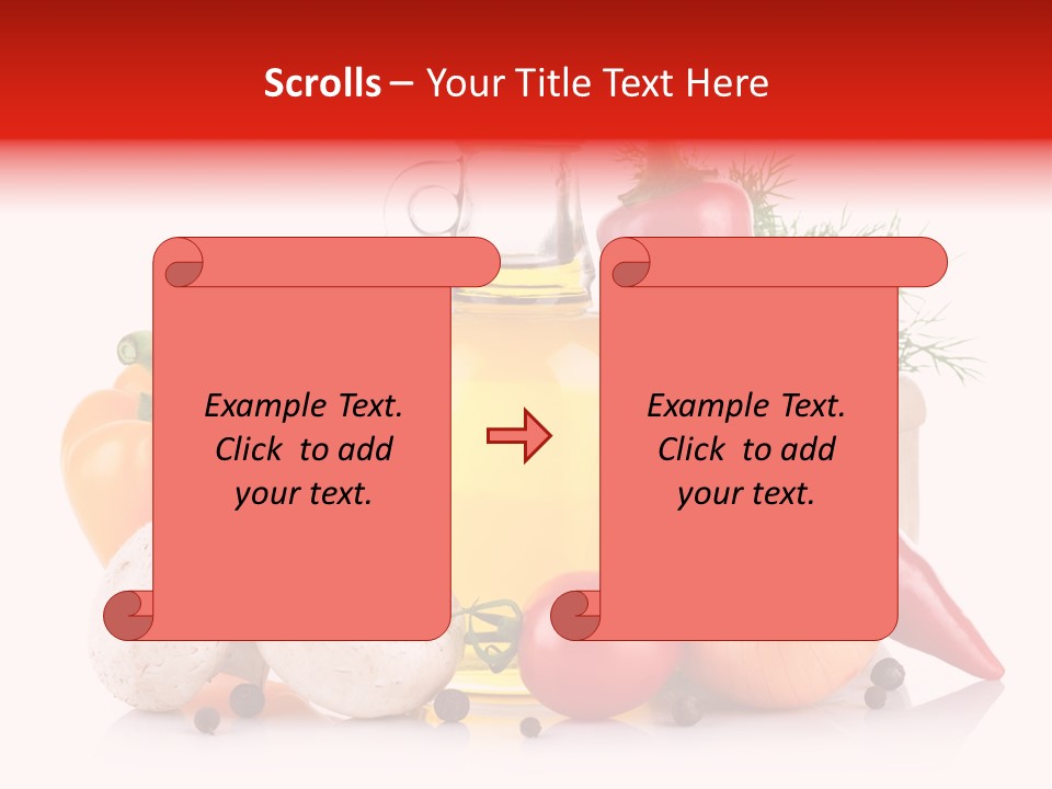 Chili Olive Mushroom PowerPoint Template
