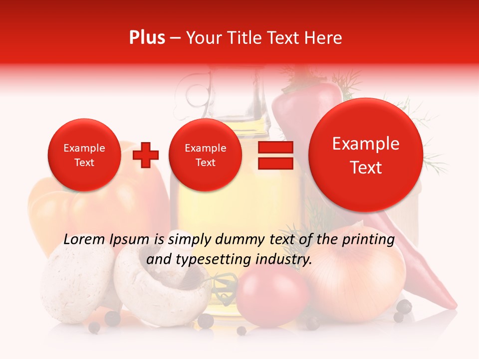 Chili Olive Mushroom PowerPoint Template