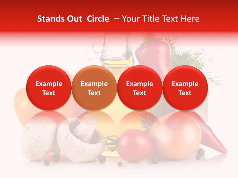 Chili Olive Mushroom PowerPoint Template