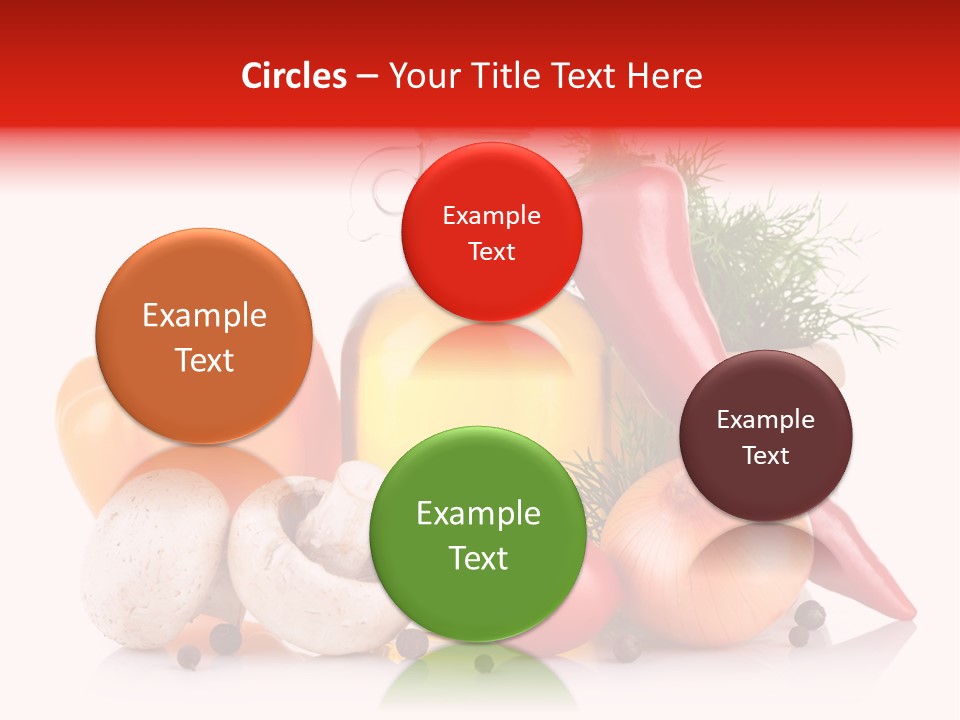 Chili Olive Mushroom PowerPoint Template