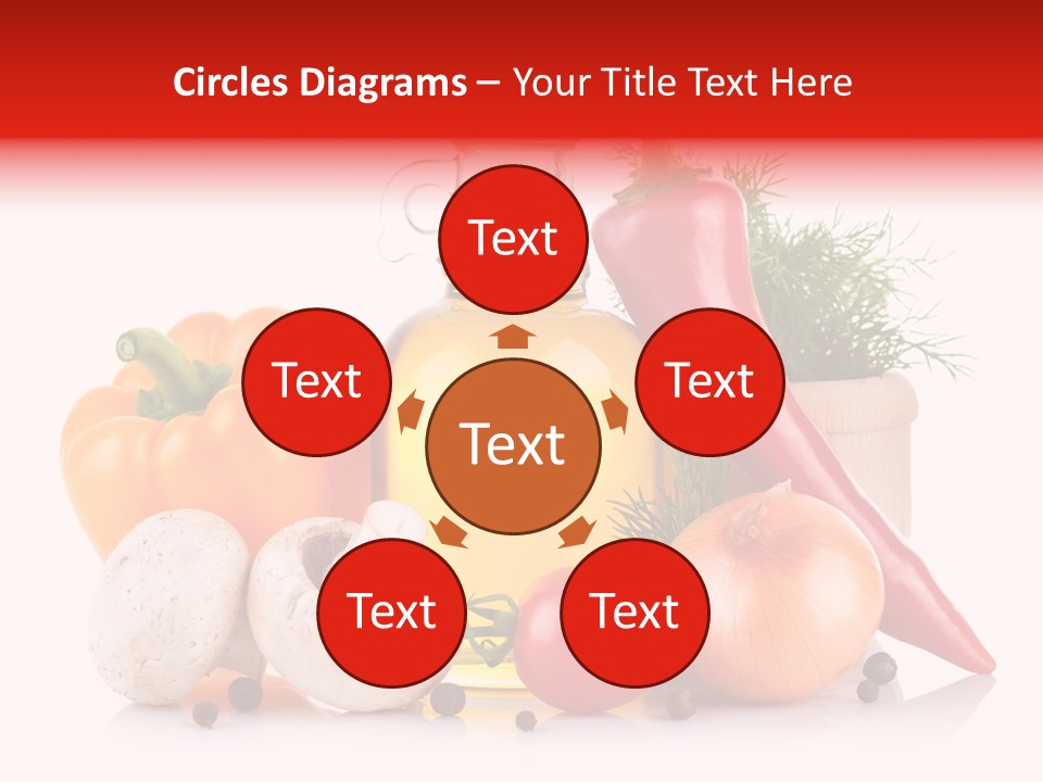 Chili Olive Mushroom PowerPoint Template