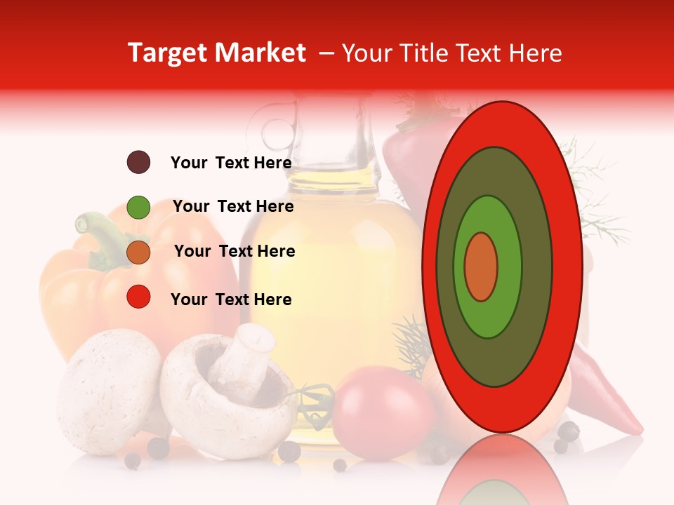 Chili Olive Mushroom PowerPoint Template