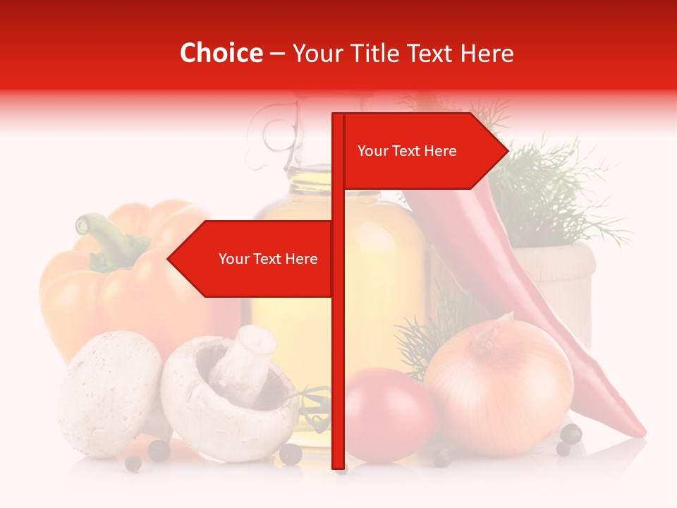 Chili Olive Mushroom PowerPoint Template