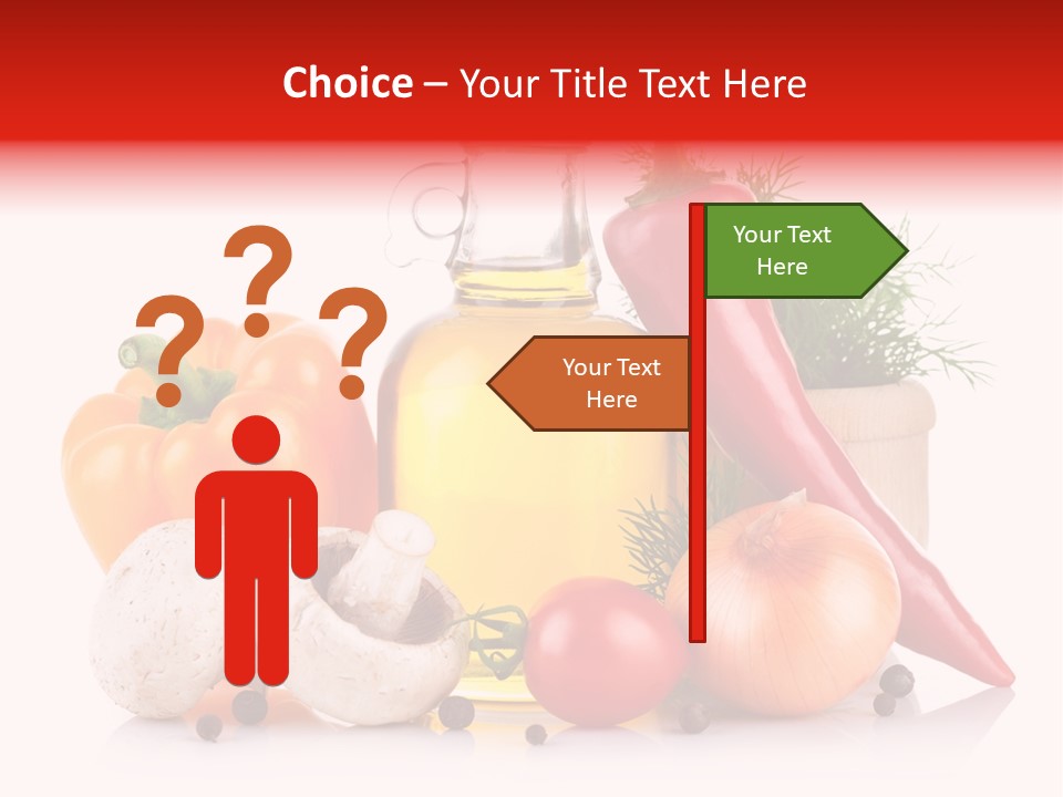 Chili Olive Mushroom PowerPoint Template