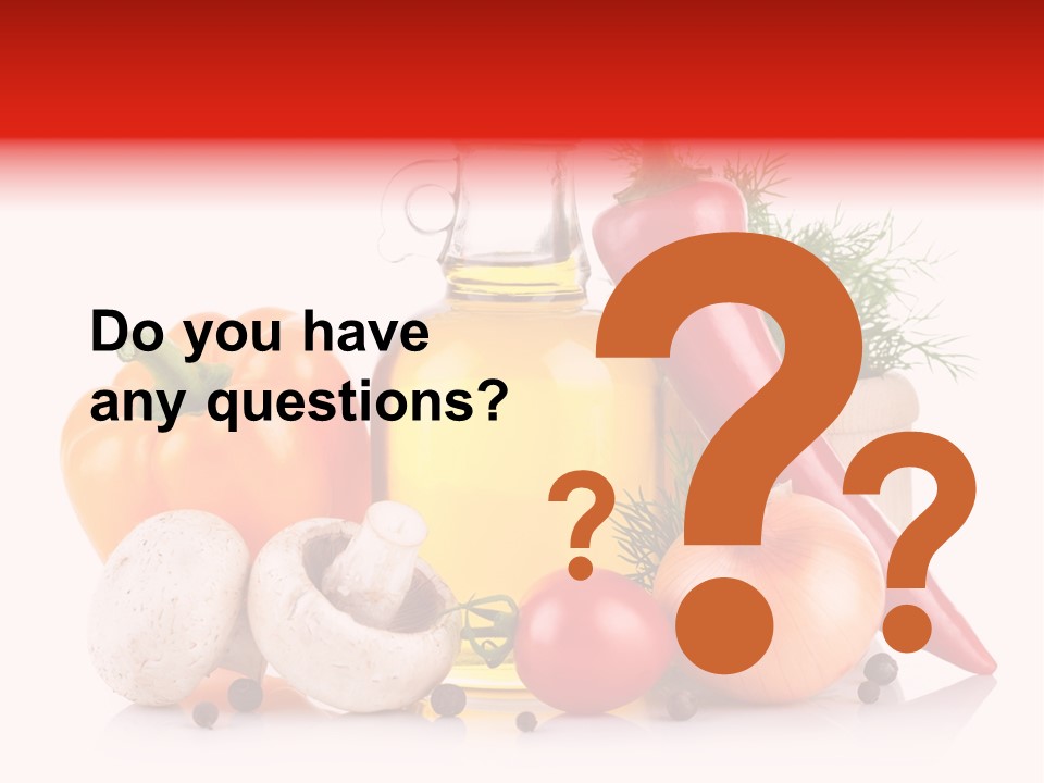 Chili Olive Mushroom PowerPoint Template