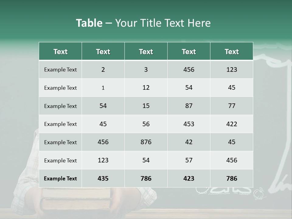 Schoolboy Kid Think PowerPoint Template