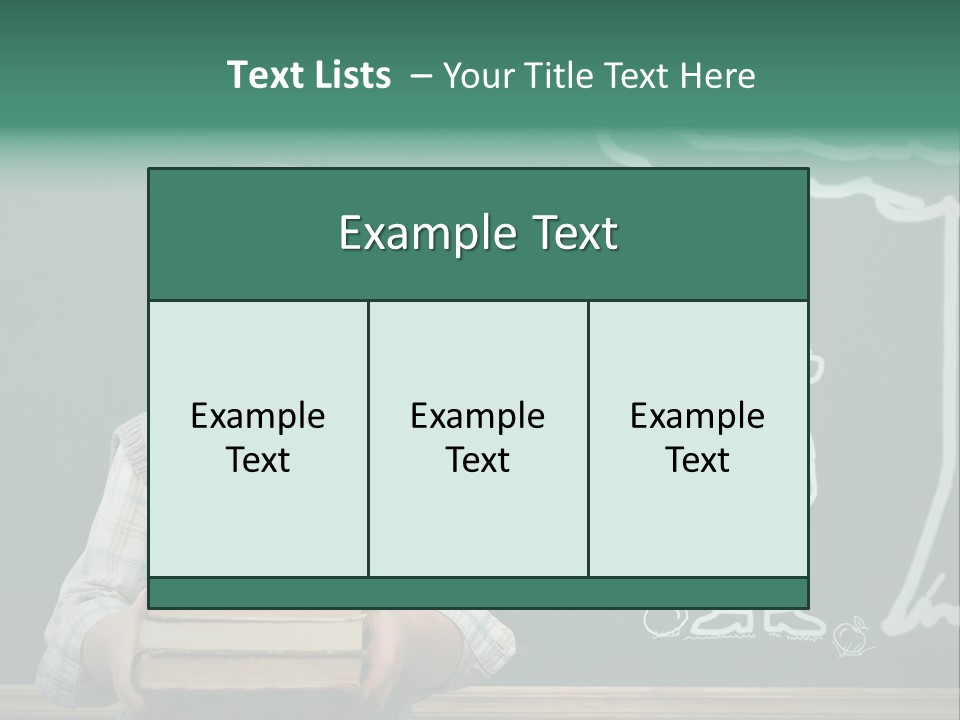 Schoolboy Kid Think PowerPoint Template