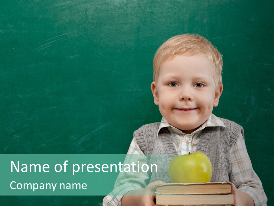 Learn Hand School PowerPoint Template