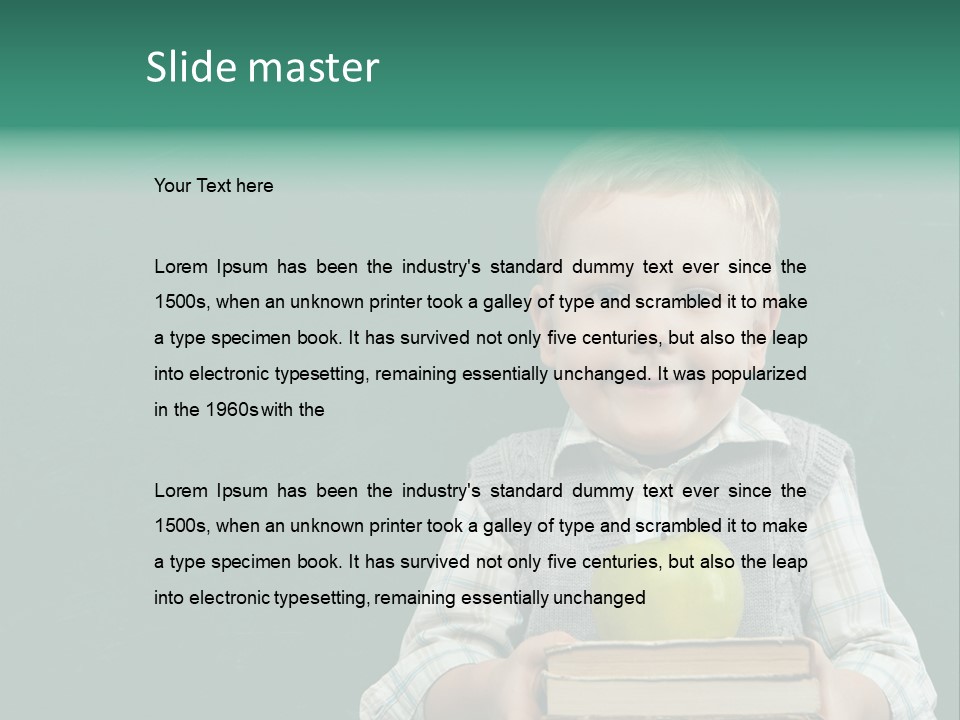 Learn Hand School PowerPoint Template