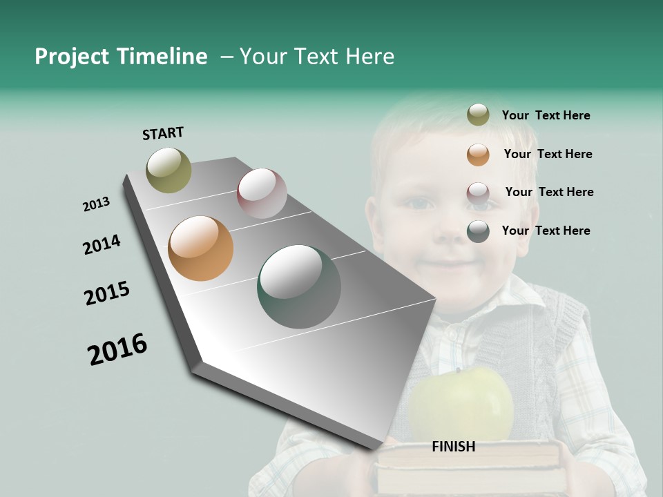 Learn Hand School PowerPoint Template