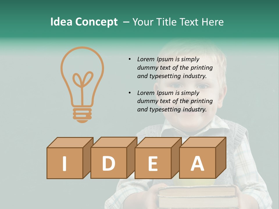 Learn Hand School PowerPoint Template