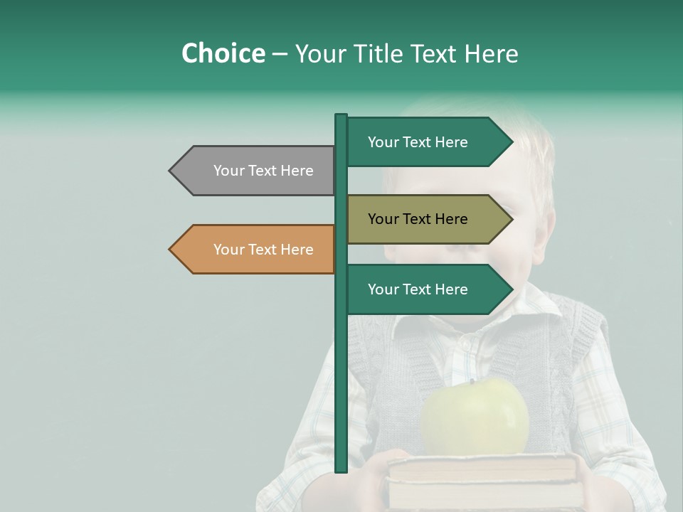 Learn Hand School PowerPoint Template