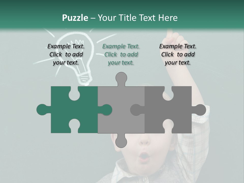 Bulb Class Elementary PowerPoint Template