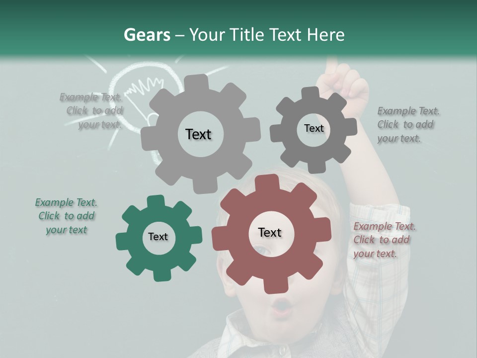 Bulb Class Elementary PowerPoint Template