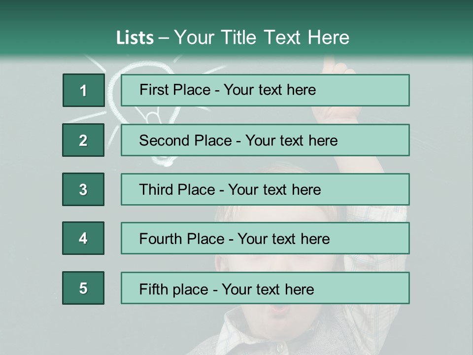 Bulb Class Elementary PowerPoint Template