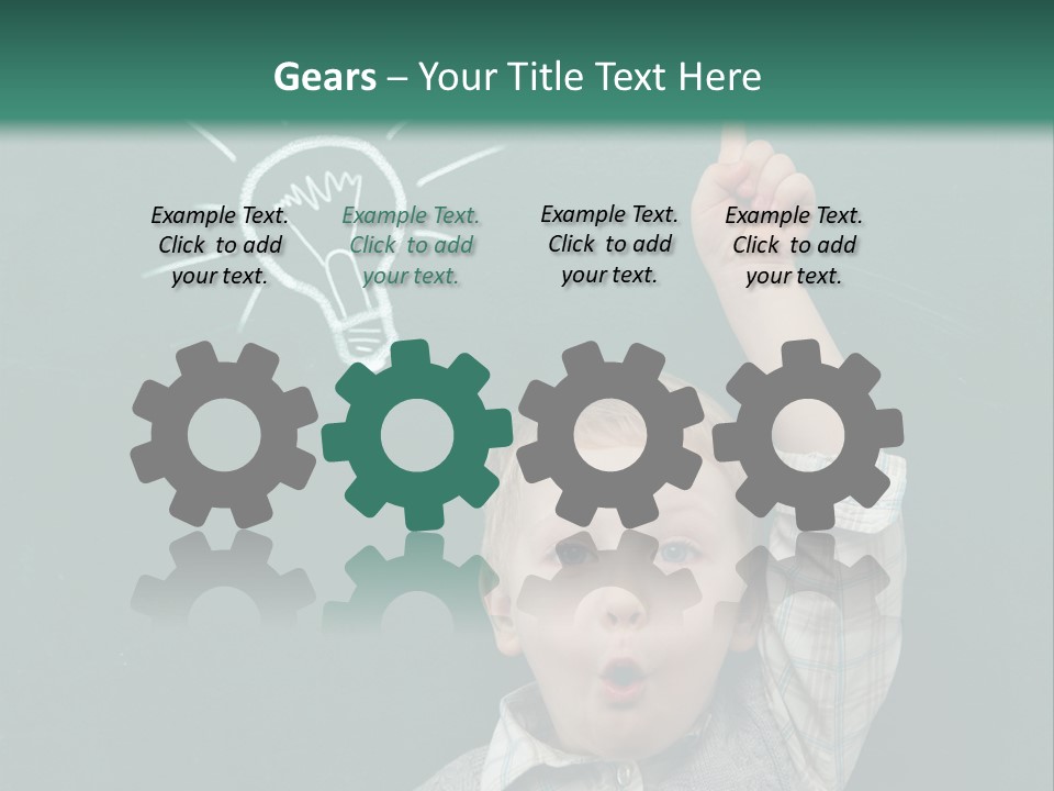 Bulb Class Elementary PowerPoint Template